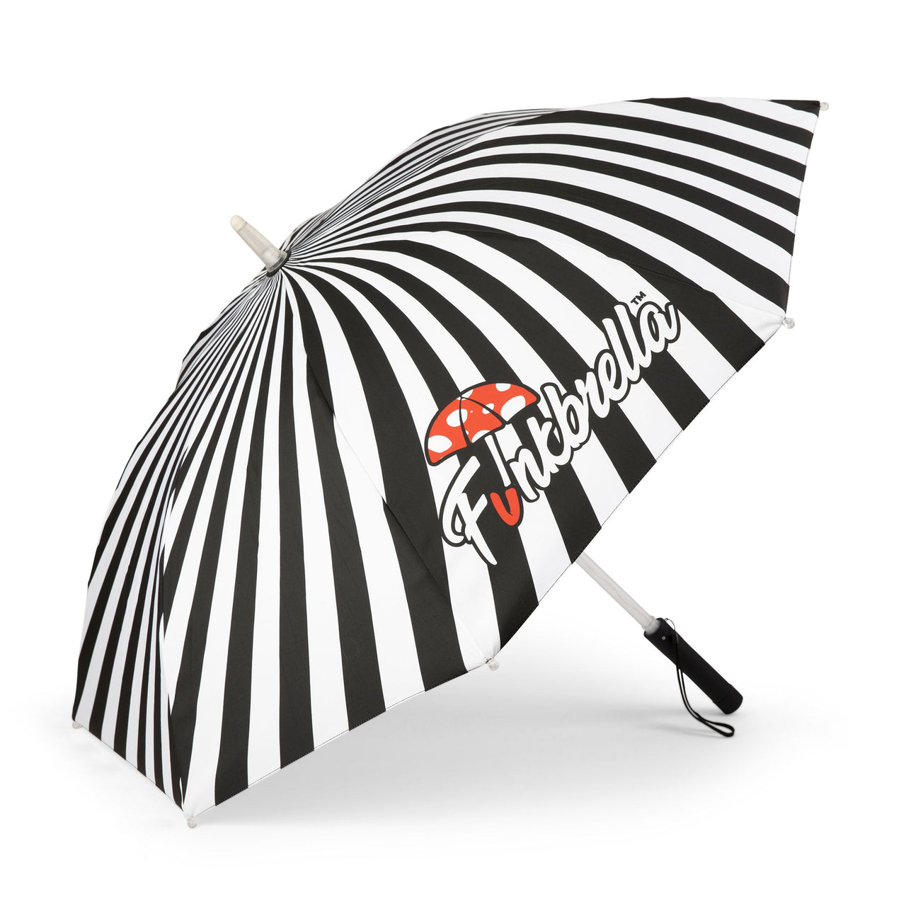 Hypnotic Trance Umbrella with Multi-Color LED Light Show, Strobe, Fade, Static LED Settings, AAA Batteries, 47" Canopy